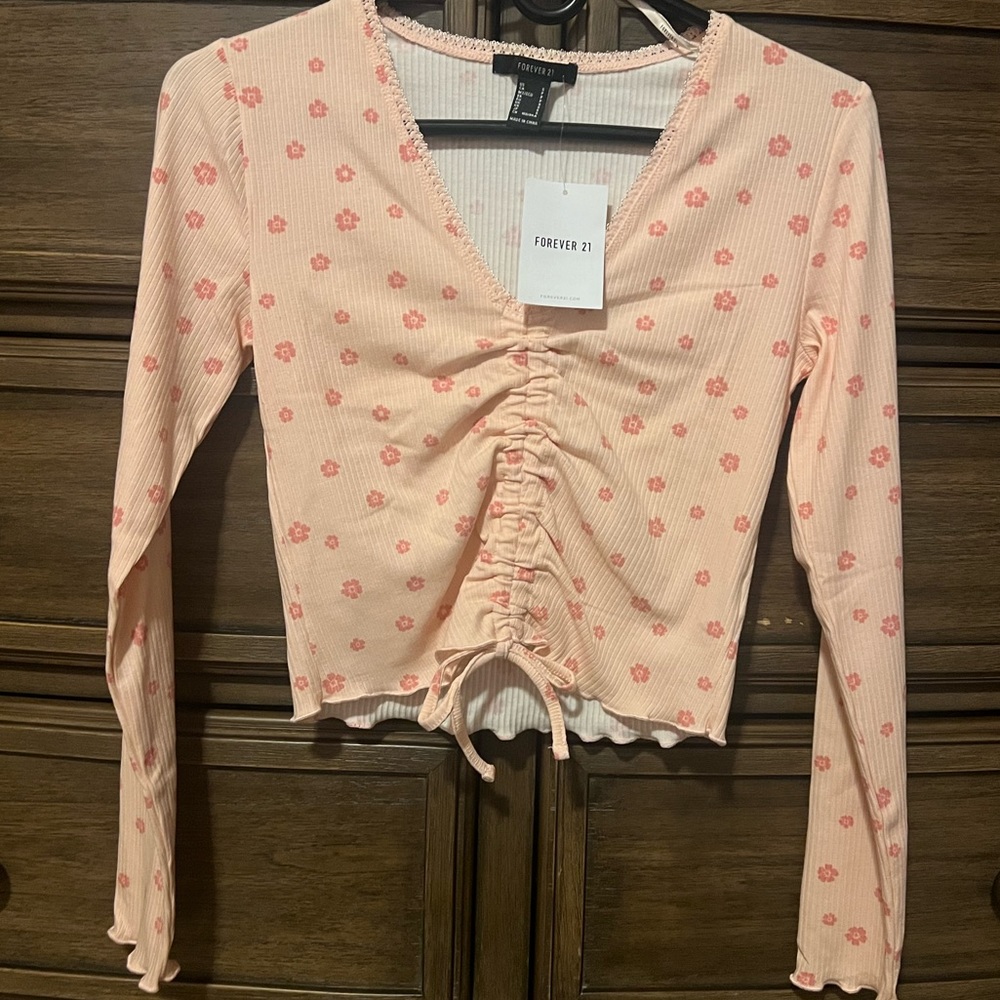 Floral Print Crop Top